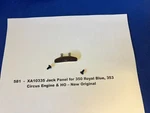American Flyer Original Parts - XA10335 Jack Panel For Ho, 350, 353 #581. Fixed Price $12.50.
