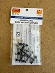 Micro-trains Stock #00102050 (2001) Unassembled Body Mount Coupler N-scale. Fixed Price $10.00.