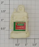 Acme 10-753 Off-white Plastic Service Center Lubricant Pump With Sticker. Fixed Price $10.00.