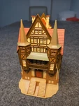 Vollmer #43748 Ho 1/87 Story Old Post Office Building With Street Light Built. Fixed Price $79.99.