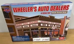 Atlas 6917 Wheeler's Auto Dealers Scale Building Kit Hillside Structure Series. Fixed Price $64.95.