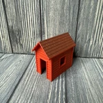 Vtg 1972 Mattel Putt Railroad Train Set 8711-0050 Orange Ticket Building. Fixed Price $10.49.