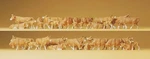 Preiser 14409 Ho Scale Cows PKG(30) Brown & White. Fixed Price $61.99.