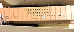 Athearn HO=1/87 Coop Marketing 3-BAY Covered Hopper Kit RD#7634 Layout/grain. Fixed Price $16.98.