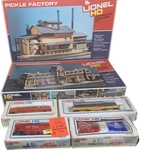 Lionel Ho..buildings & CARS..1970'S. Fixed Price $59.99.