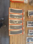 (5)TYCO Ho Scale Tru-steel Model Train Track 18" Radius Pack #418 Nos. Fixed Price $50.00.