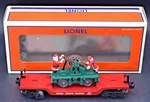 Lionel North Pole Central Flatcar With Handcar 6-26893 Holiday Santa. Fixed Price $125.30.