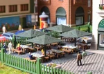 Beer Garden Umbrellas Kit - (1:160) Vollmer 47665. Fixed Price $34.05.
