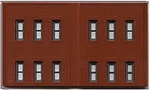Design-preservation Two-story 12 Window Scale Model Railroad Building. Fixed Price $8.48.