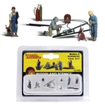 New Woodland Scenics Accents A2157 Figures Welders & Accessories - Pkg (13). Fixed Price $18.99.