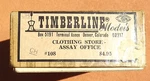 Timberline Models Ho 108 Clothing Store Assay Office Craftsman Wood Kit Mib. Fixed Price $24.95.