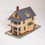 Scale Walthers Two Story House 931-901 Pre Built Model Train Building. Fixed Price $18.99.