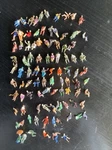 Preiser Ho Scale Seated People With Various Leg Positions 96 Pieces Sitting. Fixed Price $140.00.