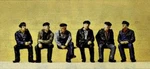 Preiser 10351 Ho Seated Industrial Workers & Dockers Figures (set Of 6). Fixed Price $25.62.