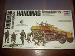 New Tamiya German Hanomag Sdkfz 251/1 Kit MM-120A Rare Special Army 9 Figures. Fixed Price $28.95.