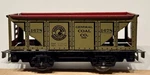 Marx 1678 Northern Pacific Olive Bronze Hopper - Prewar 1936. Fixed Price $25.00.