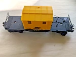 Vintage Lionel O27 Gauge Flat Train Car 9325-T-5A With Structure. Fixed Price $18.00.