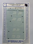 Ho Microscale Decals 87-649 Burlington Northern Freight Cars Cut. Fixed Price $13.99.