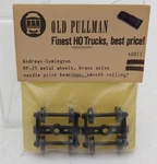 Old Pullman 40011 Ho Scale Adrews-symington RP-25 Metal Wheels (pack Of 2). Fixed Price $10.19.
