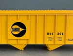 Gauge Lionel 6-17123 Cargill 3-BAY Hopper #844304, Yellow Rail O0663. Fixed Price $14.38.