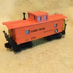 K-line Illinois Central Lighted Caboose Untested #6159 Pre Owned. Fixed Price $20.00.