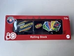 Lionel 2528820 Uno Card Game Wild Box Train Gauge Mattel 80TH Anniversary. Fixed Price $49.99.