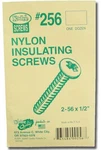 Kadee #256 2-56 X 1/2" Insulated Nylon Screw (12). Fixed Price $5.29.