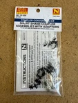 Micro-trains Short Shank Coupler Assemblies W Adaptors 00133030 (1133). Fixed Price $10.00.