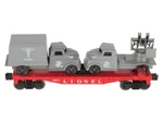 Lionel 6809 Vintage Flatcar W/usmc Aa Gun Truck & Medical Box Ex. Fixed Price $163.99.