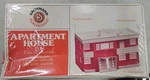 Bachmann, Scale Plasticville Apartment House Classic Snap-fit Building Kit Nib. Fixed Price $18.95.