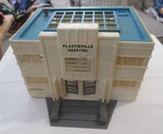 Plasticville O/027 HS-6 Hospital -no Furniture Model Train Railroad Rr. Fixed Price $14.99.