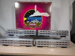 Mth Electric Trains 4-CAR 70' Bi-level Passenger Set Amtrak Phase Iii 20-61024. Fixed Price $475.09.