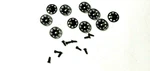 Lionel Brake Wheel & Pin Metal 10EA Also Mth Williams Atlas Gauge Cars 715-21. Fixed Price $8.99.