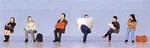 Japanese Seated Passengers Figure Set 1 (6) Kato 24-205. Fixed Price $26.87.