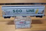 Micro-trains Scale Soo Line Bay Acf Center Flow Hopper 73469 Nos #09400150. Fixed Price $21.21.