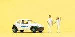 Social Services Car Scene Painted Preiser 33245. Fixed Price $31.56.