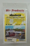 Nos Rix Products Modern 150 Foot Highway Overpass Scale Kit 628-0163. Fixed Price $59.95.