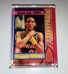 Indiana Pacers Reggie Miller Rare Choke Card Display Piece Desk Top Paperweight. Fixed Price $18.99.
