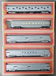 Lot Of Ho Scale Ihc Train Cars Santa Fe, Burlington. Fixed Price $130.00.