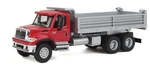 Walthers Ho Scale International 7600 3-AXLE Heavy-duty Dump Truck Red Cab. Fixed Price $13.99.