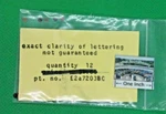 Northwest Short Line #E2A7203BC Builders Plates, Nw Rr, - Details Below. Fixed Price $9.50.