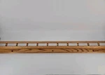 New Open Box Vintage Yield House Solid Oak Wood 48" Plate Rail Display. Fixed Price $120.00.
