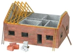 New Bachmann Residential Building Site Ho Railroad Train 35105. Fixed Price $67.99.