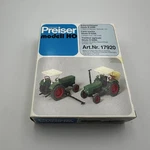 Preiser 17920 Ho Scale Farm Machinery -- Deutz Tractor PKG(2). Fixed Price $24.99.