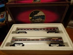Mth MT-6508 Amtrak 70' Aluminum Sleeper/diner 2 Car Set Used Box Nice Lqqk. Fixed Price $175.00.