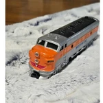 Toysmith Western Line Diesel Train Locomotive Orange Silver F-unit Engine. Fixed Price $10.00.