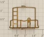 American Flyer XA10013 Scale Brass Caboose End Rail (10). Fixed Price $10.00.