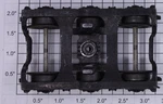 Lionel 700T-3 Black 6-WHEEL Tender Truck Frame (10). Fixed Price $800.00.