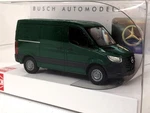 Busch New 1/87 Scale Mercedes Benz Short Sprinter Delivery Van Dark Green. Fixed Price $35.99.