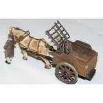 Horse Drawn Farm Hay Cart Unpainted Kit Oo Scale 1:77 Langley G31. Fixed Price $25.04.